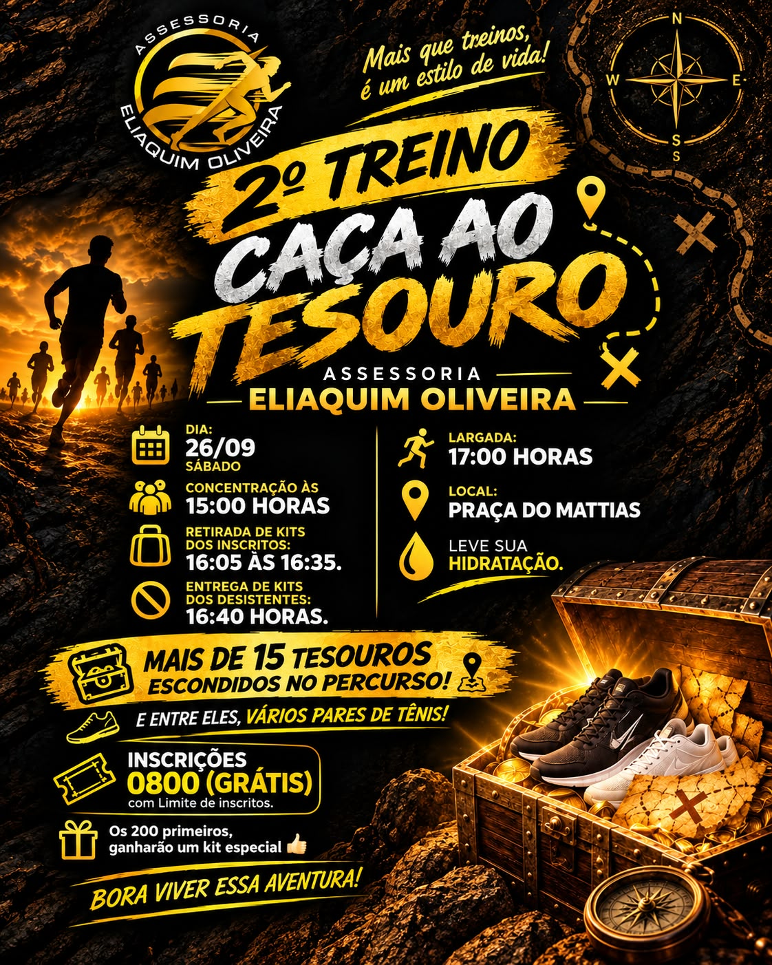 2ª TREINO CAÇA AO TESOURO - Banner