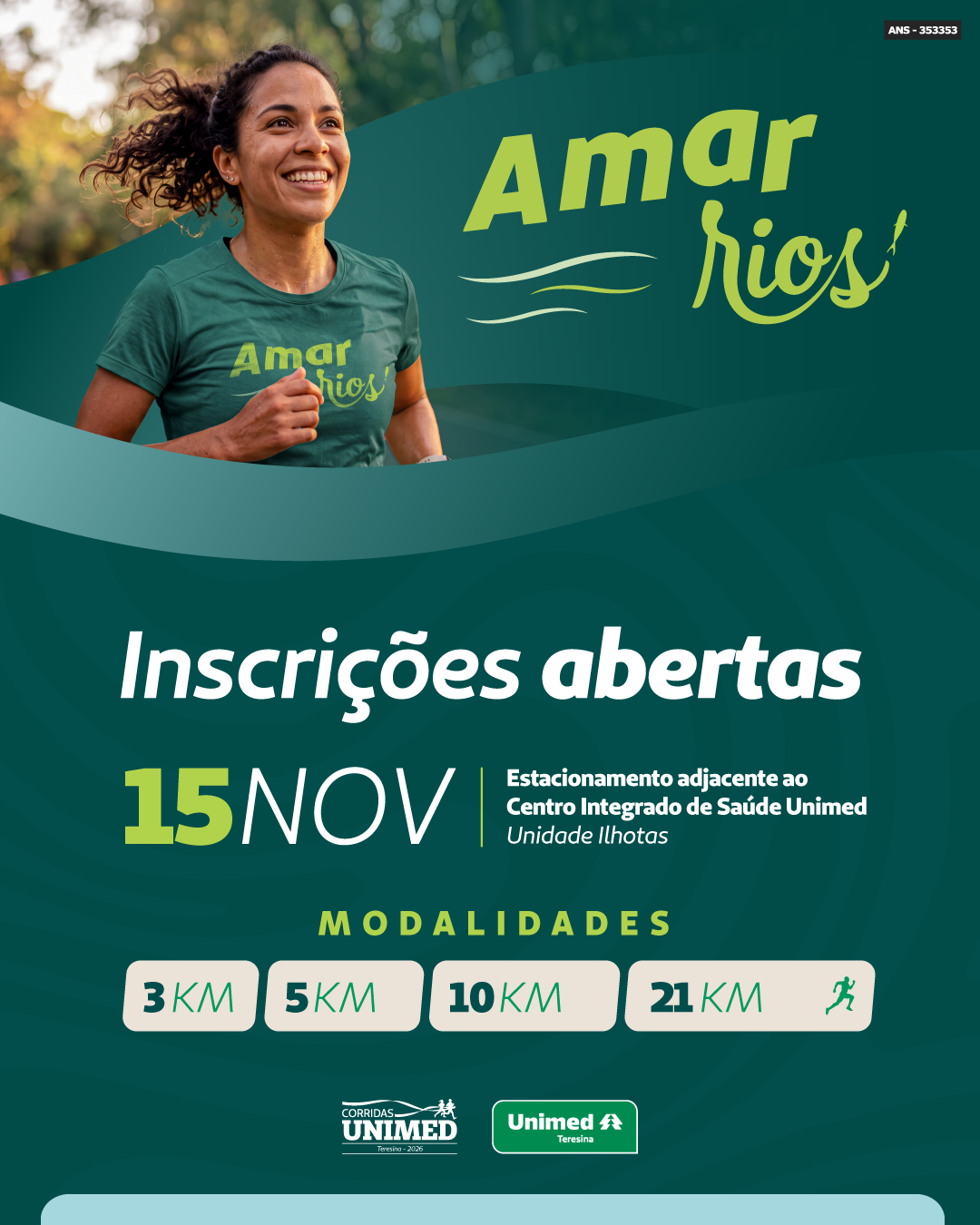 CORRIDA UNIMED TERESINA 2026 - Banner