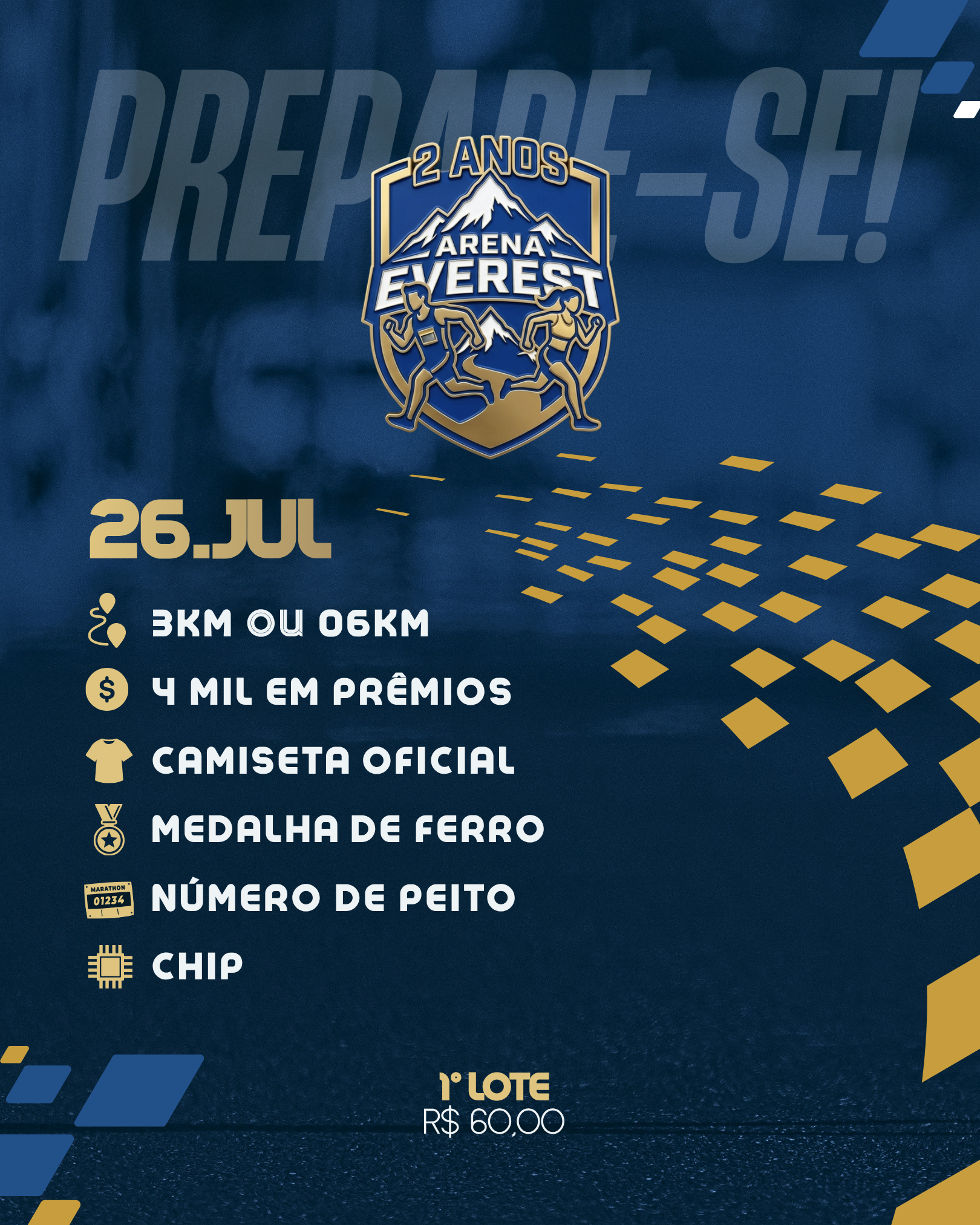 2ª CORRIDA EVEREST - Banner