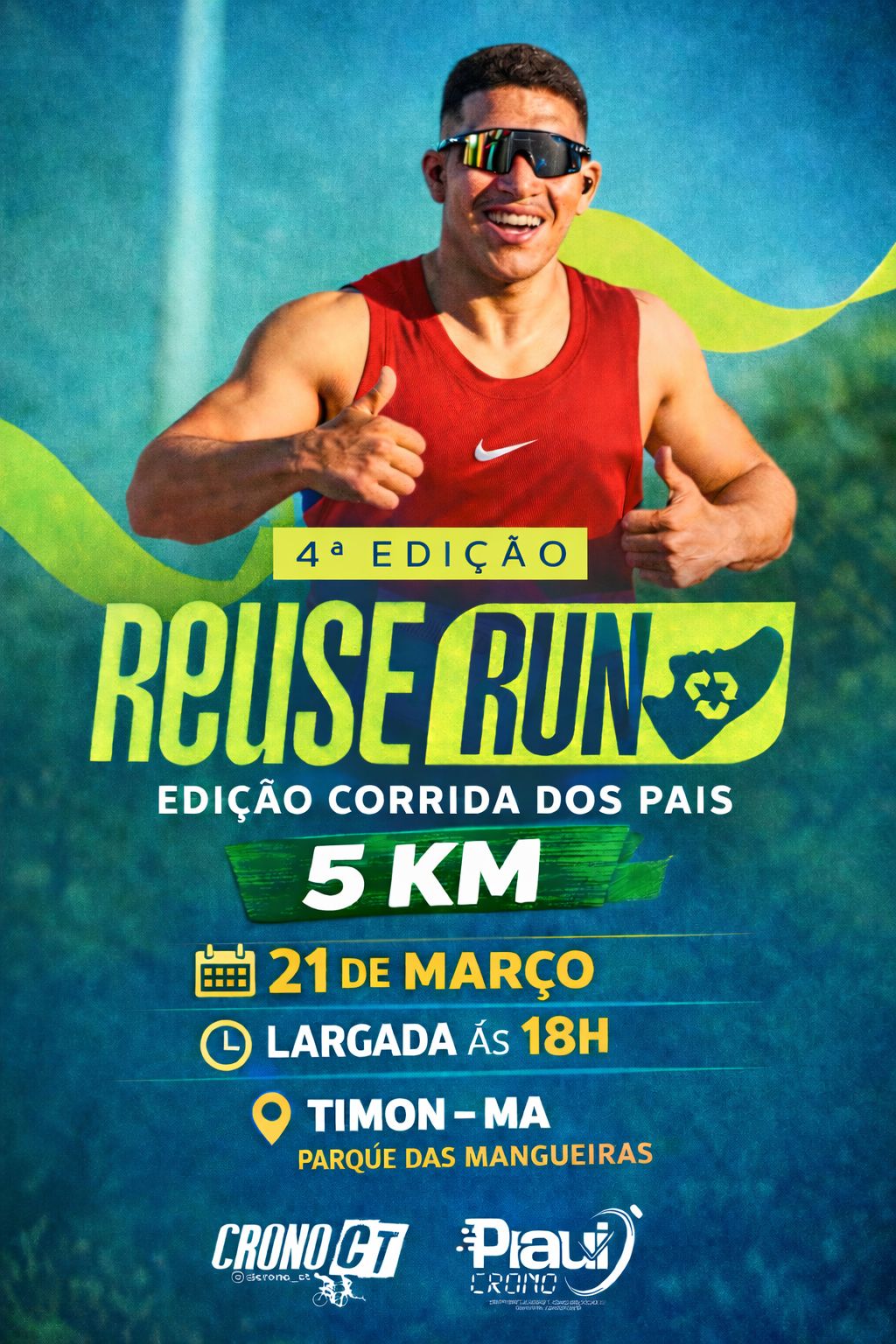 4ª EDIÇÃO REUSE RUN - EDIÇÃO CORRIDA DOS PAIS - Banner