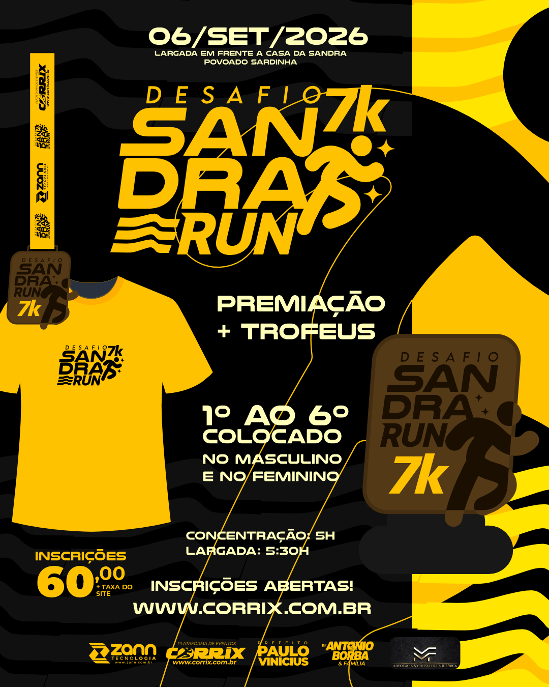 Desafio 7k SandraRun - Banner