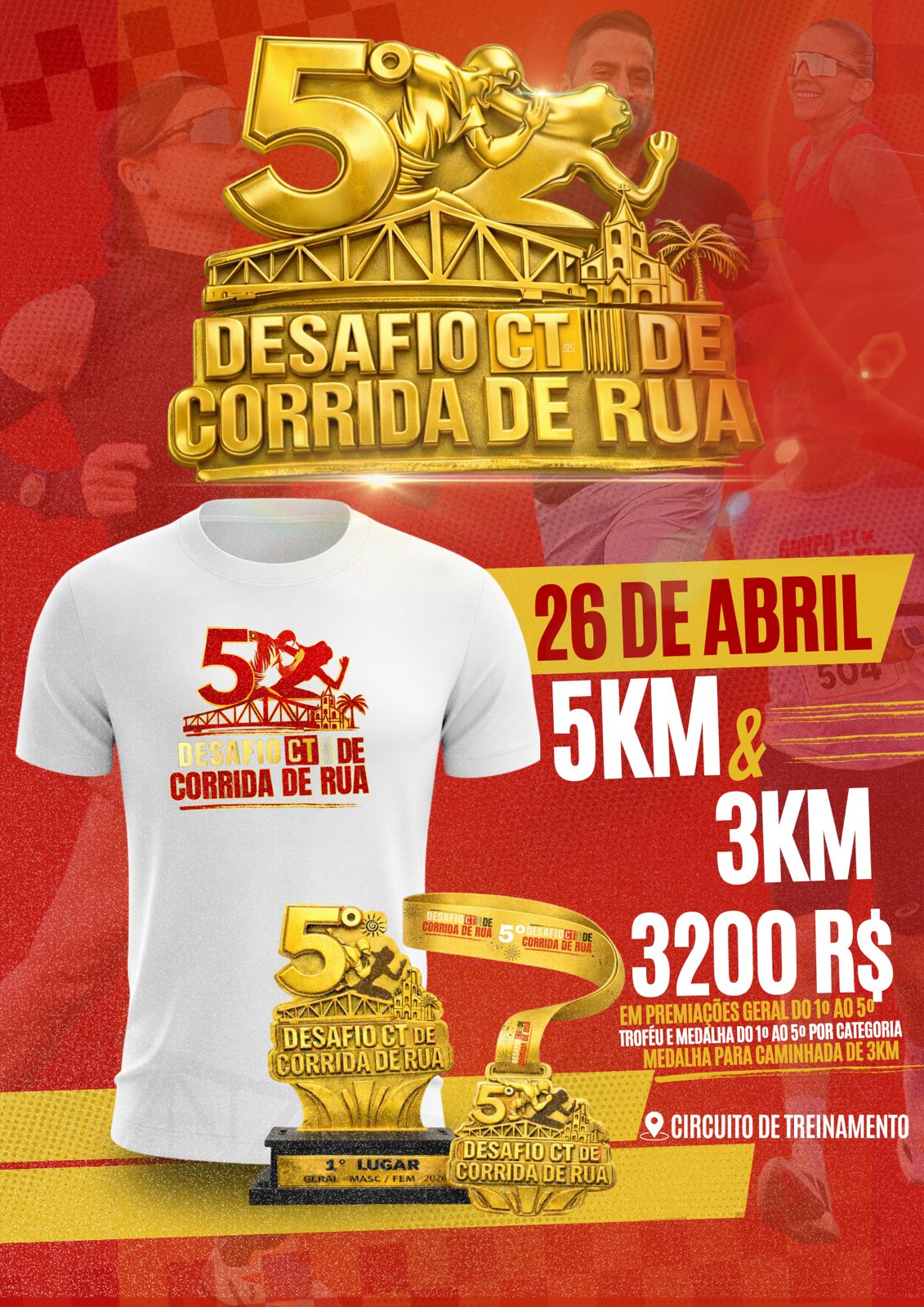 5º DESAFIO CT CORRIDA DE RUA - Banner