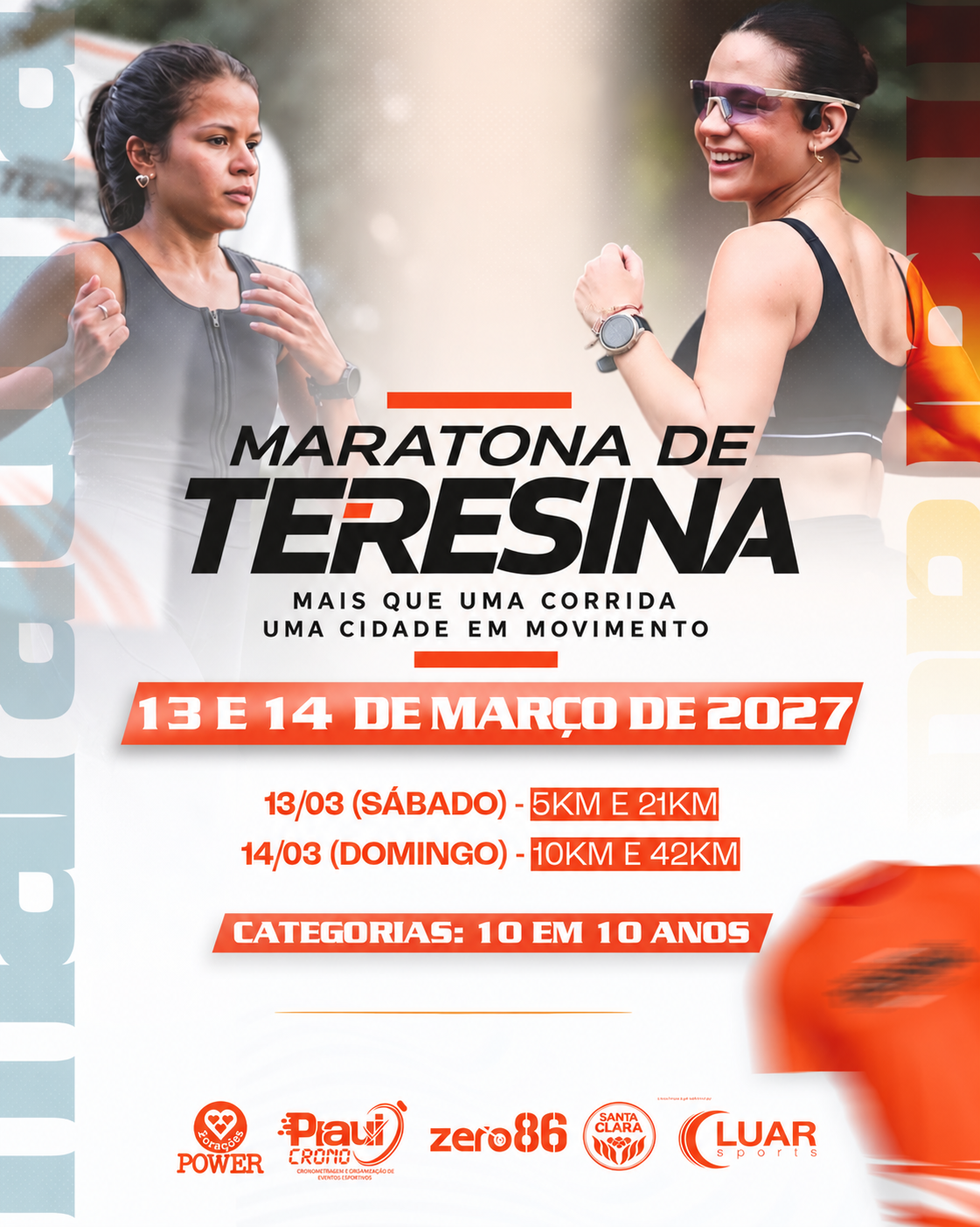Maratona de TERESINA 2027 - 10KM / 42KM / DESAFIO - Banner