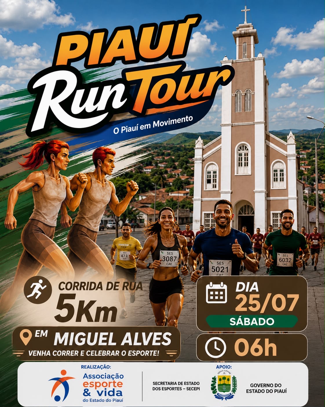PIAUÍ RUN TOUR - São Miguel do Tapuio (oculto) - Banner