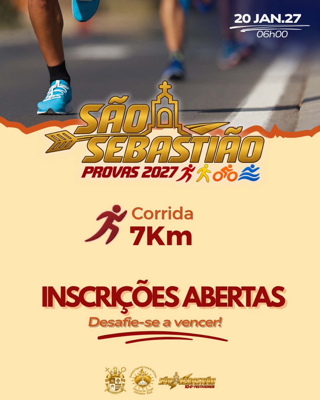 SÃO SEBASTIÃO - CORRIDA DE RUA 2027 - Banner