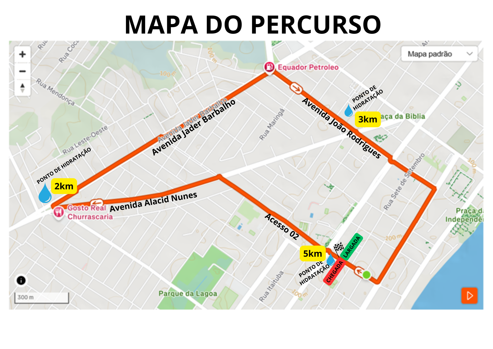 Imagem do Percurso - FOCCUS RUNNING