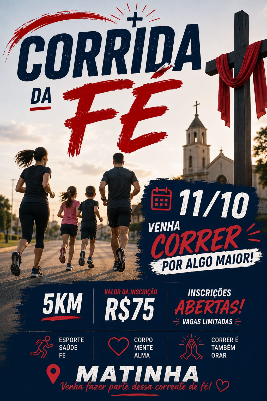 CORRIDA DA FÉ  - Banner