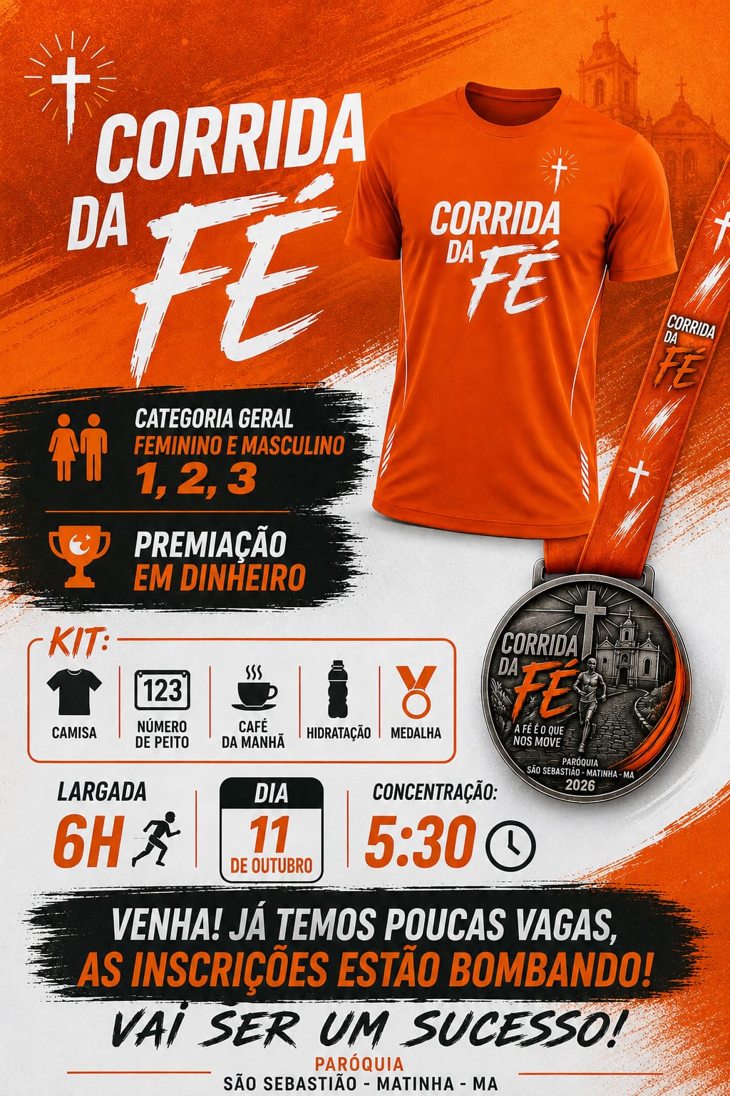 CORRIDA DA FÉ  - Banner