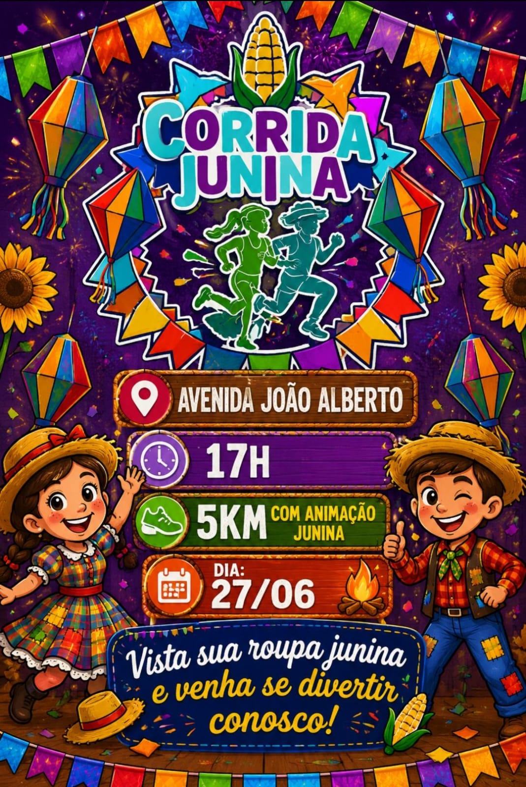 CORRIDA JUNINA - Banner