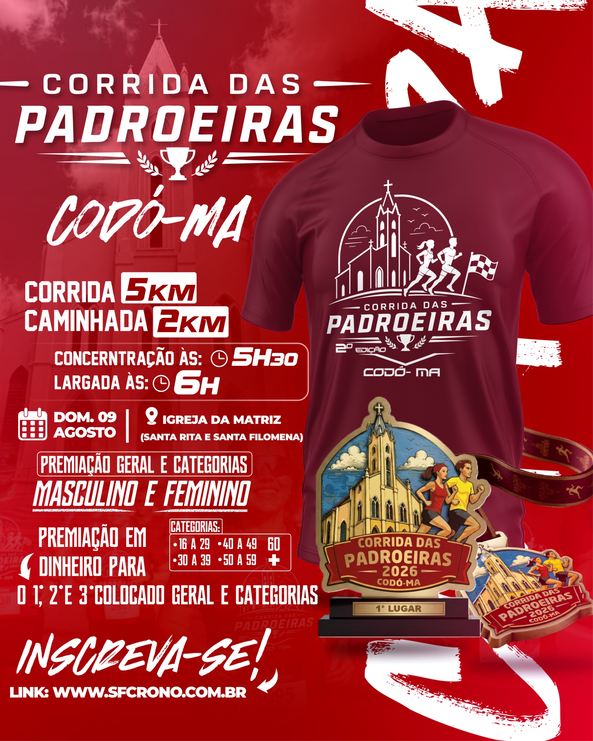 II CORRIDA DAS PADROEIRAS  - Banner