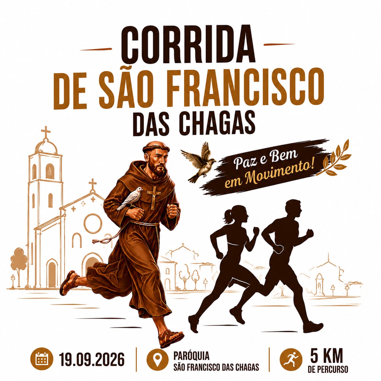 CORRIDA DE SÃO FRANCISCO DAS CHAGAS  - Banner
