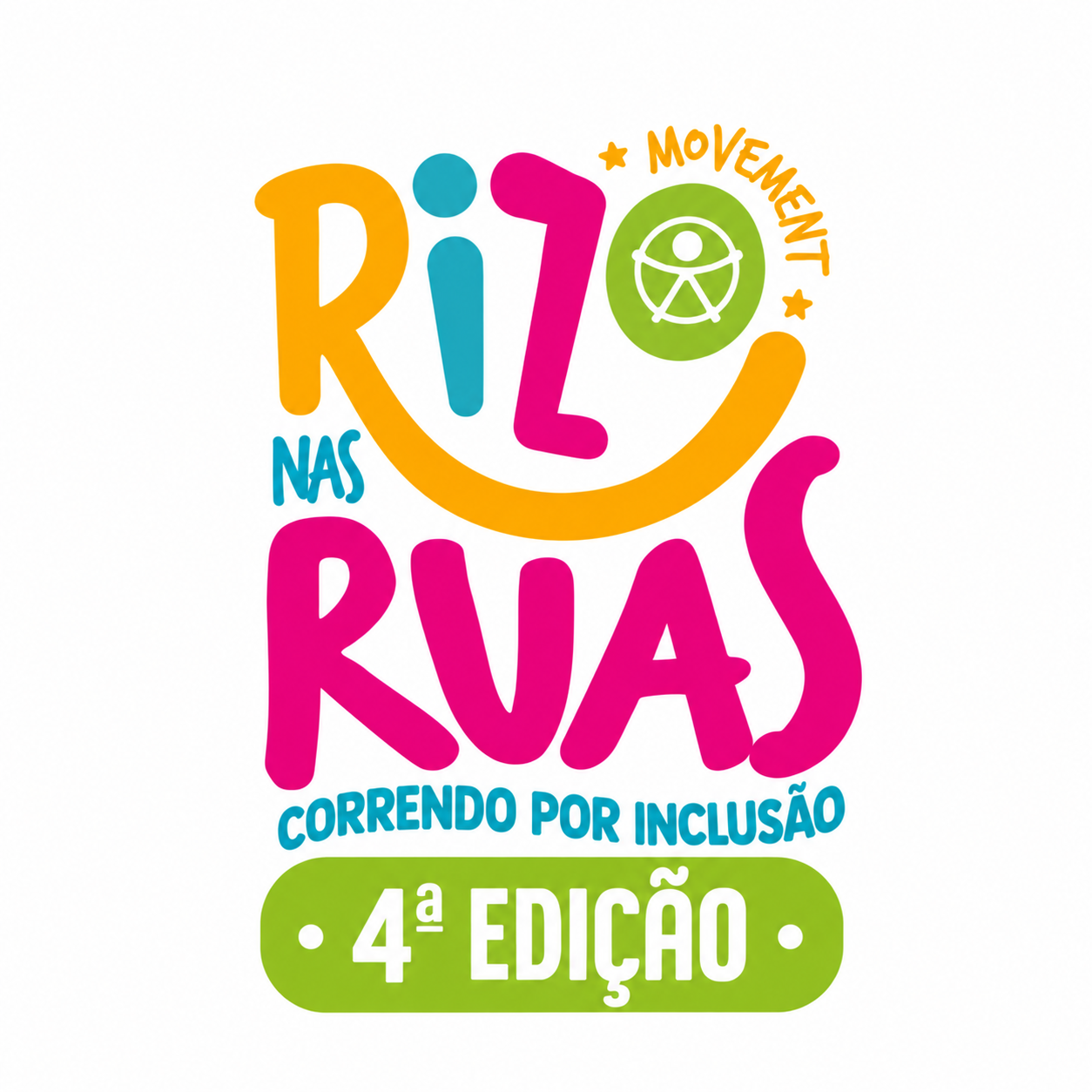 Rizo nas Ruas: Correndo por Inclusão – 4ª Edição - Banner