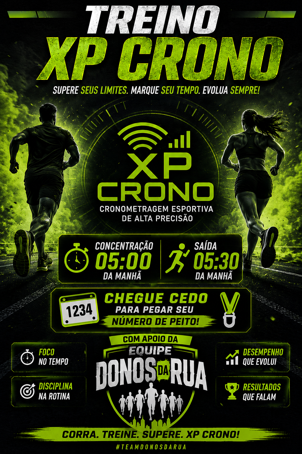 Treino XP Crono  - Banner