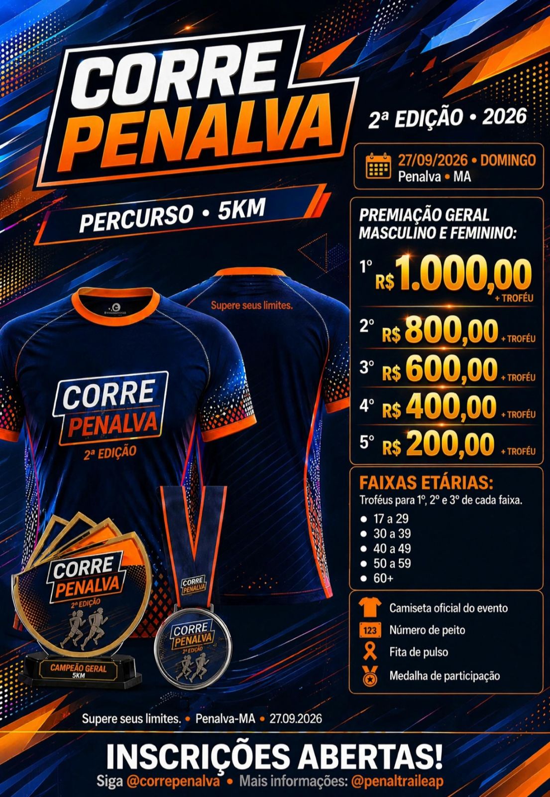 CORRE PENALVA - 2 EDIÇÃO  - Banner