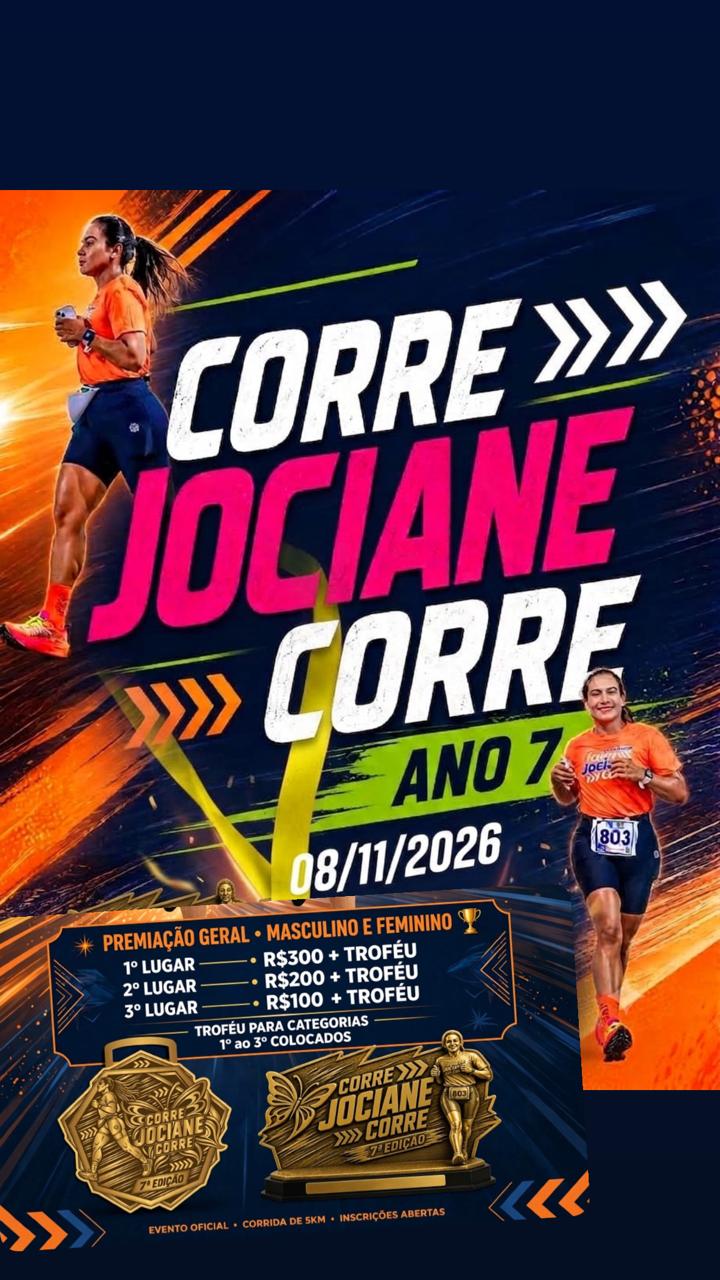 CORRIDA CORRE, JOCIANE, CORRE - Banner