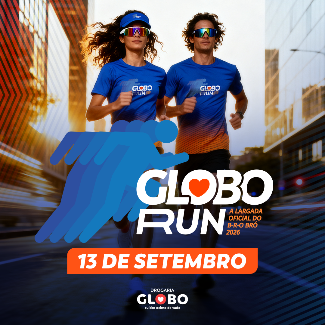 GLOBO RUN 2026 - Banner