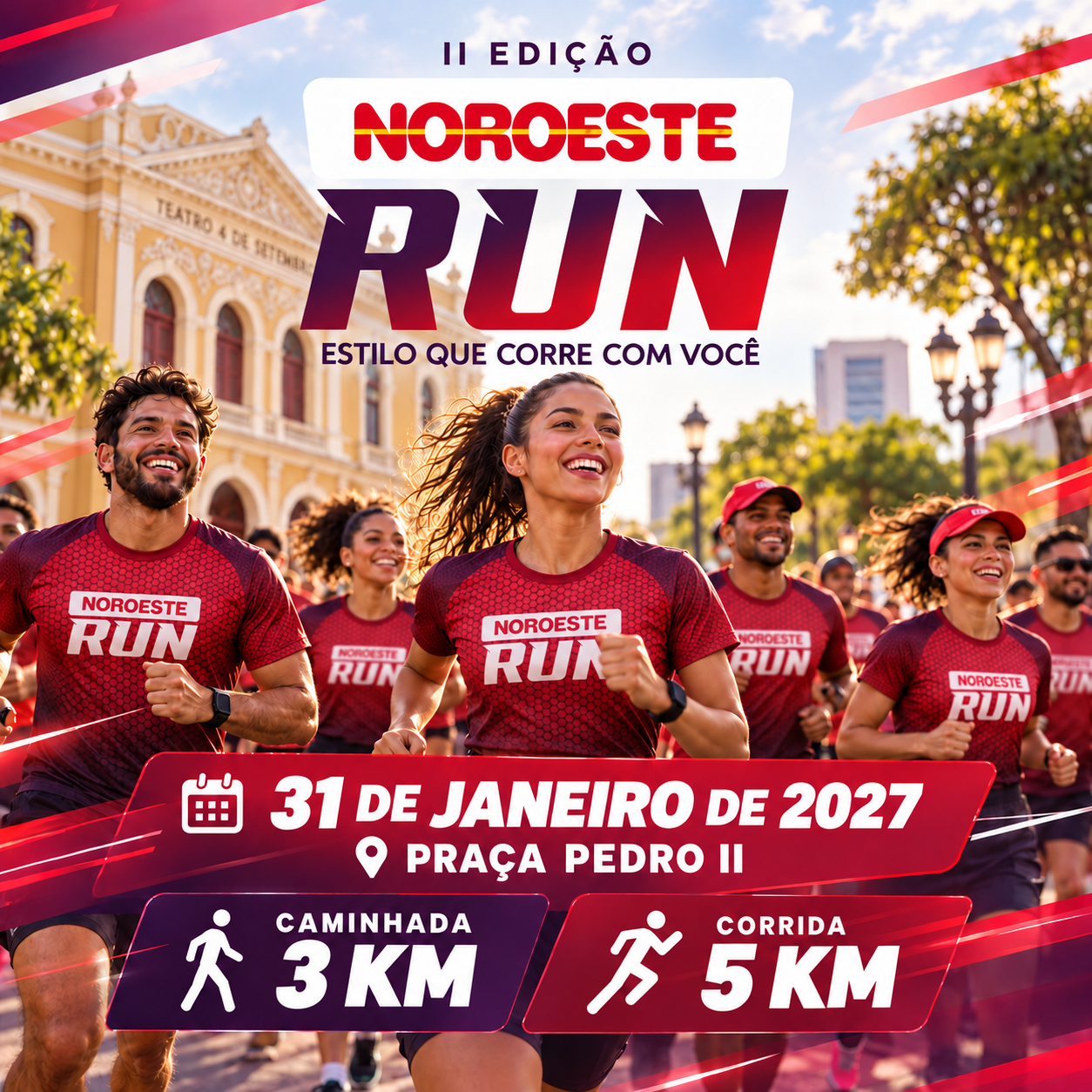 II Edição da Noroeste Run - Banner