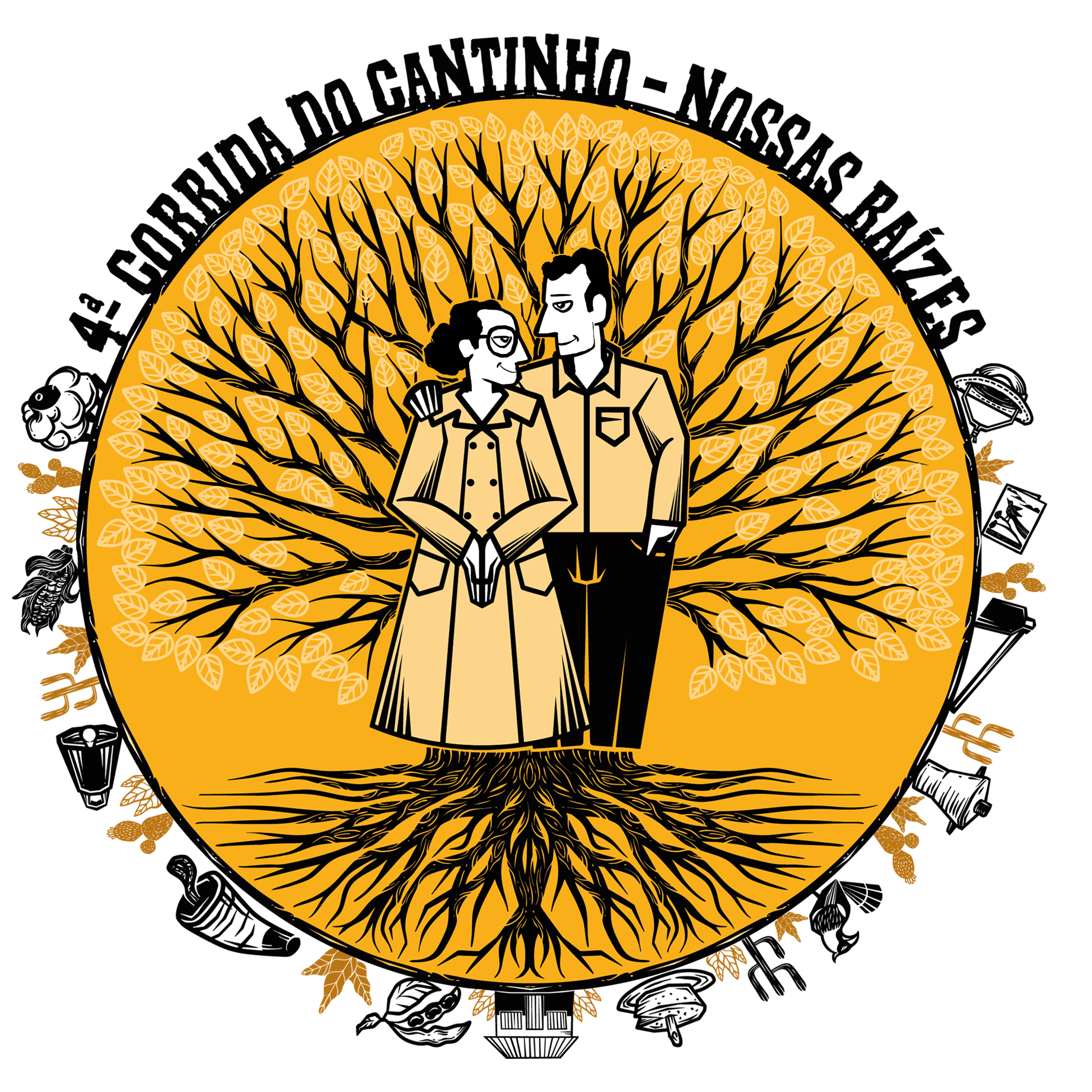 4ª Corrida do Cantinho – Nossas Raízes - Banner