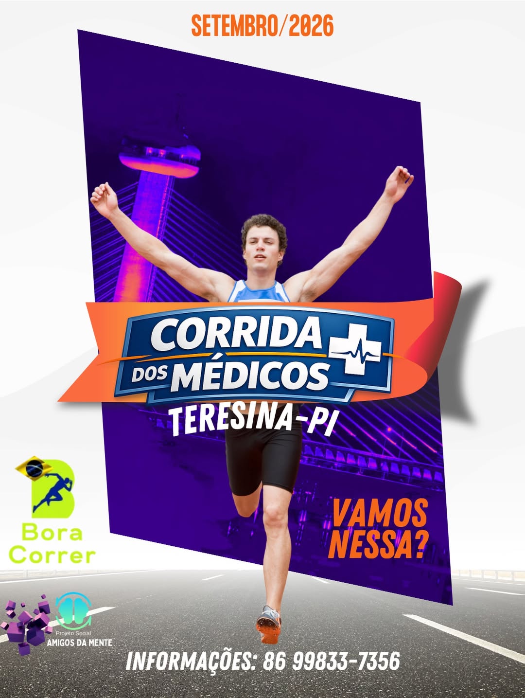 Corrida Dos Médicos - Banner