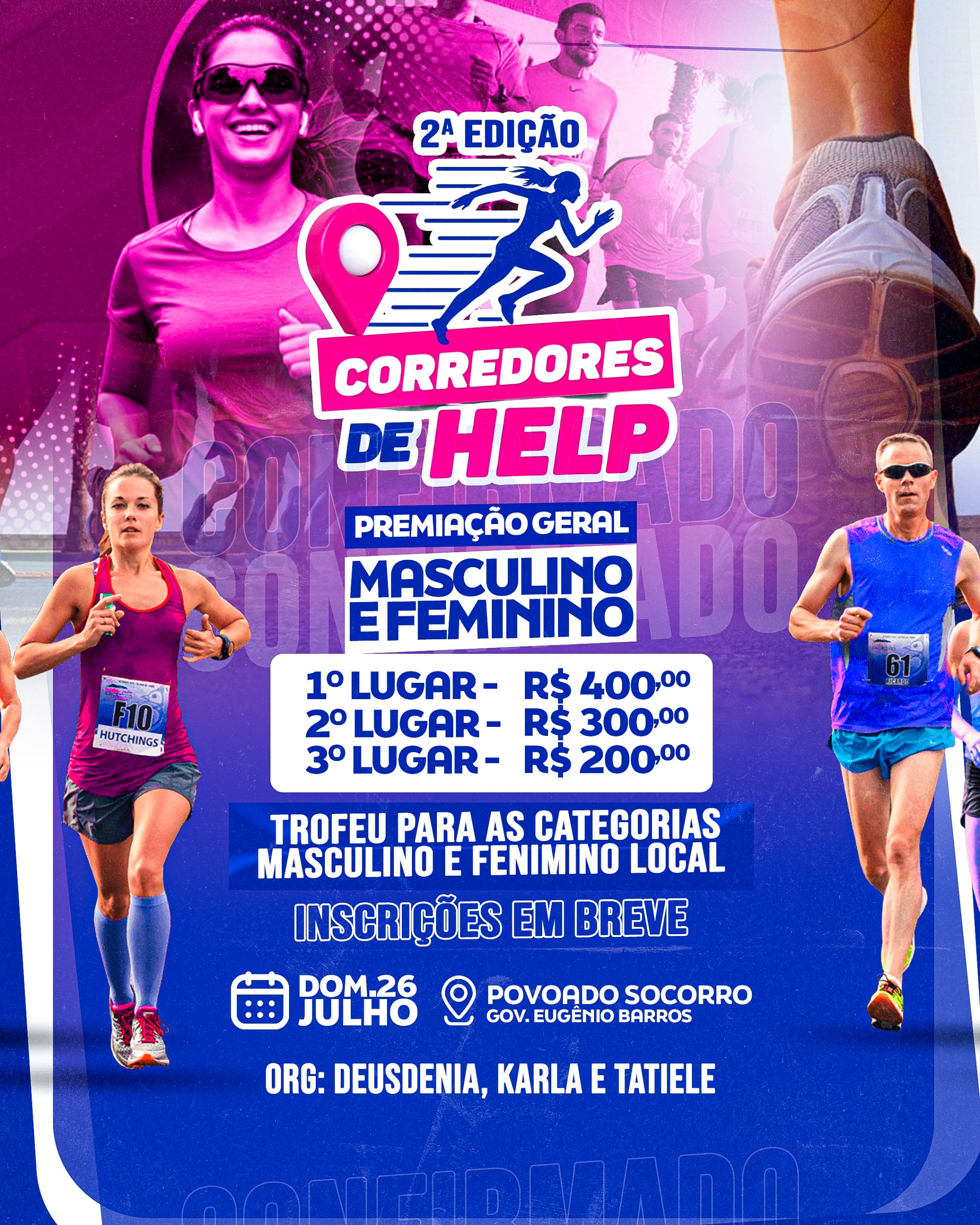 2° EDIÇÃO CORREDORES DE HELP - Banner