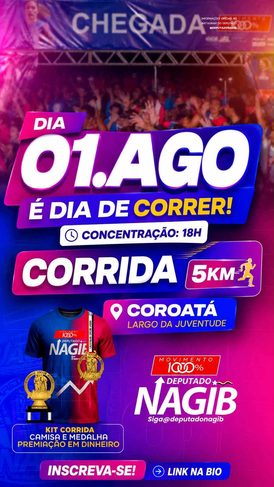 CORRIDA 1000 % COROATA MA  - Banner