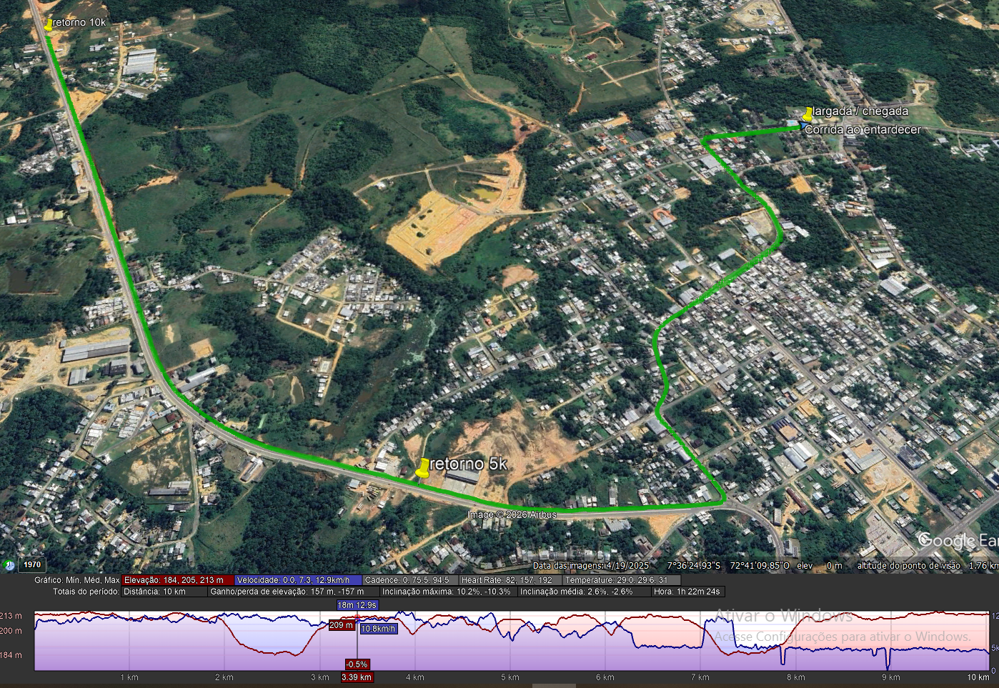 Imagem do Percurso - CORRIDA DA INFANTARIA 2026