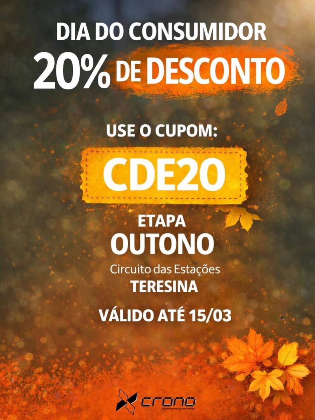 ETAPA OUTONO - Circuito das Estações 2026 – Teresina - Banner