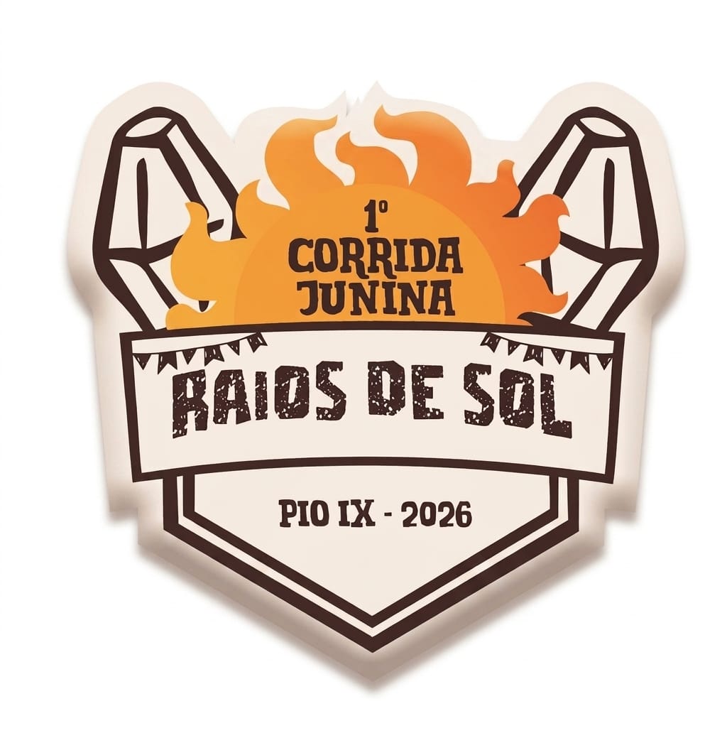1ª Corrida Junina da Raios - Banner