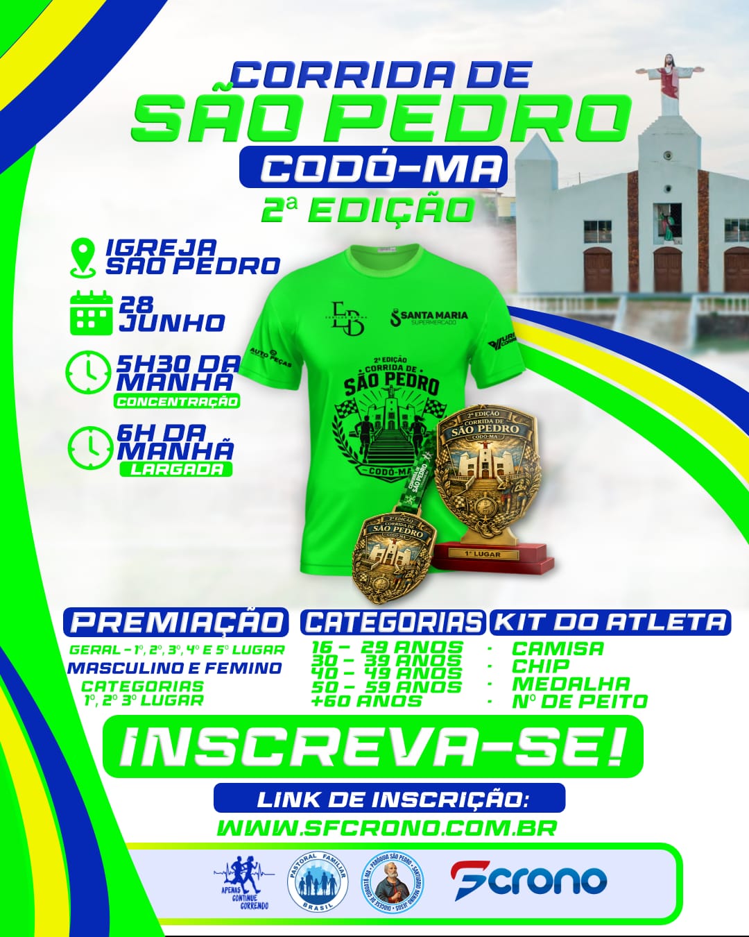2° CORRIDA DE SÃO PEDRO - Banner