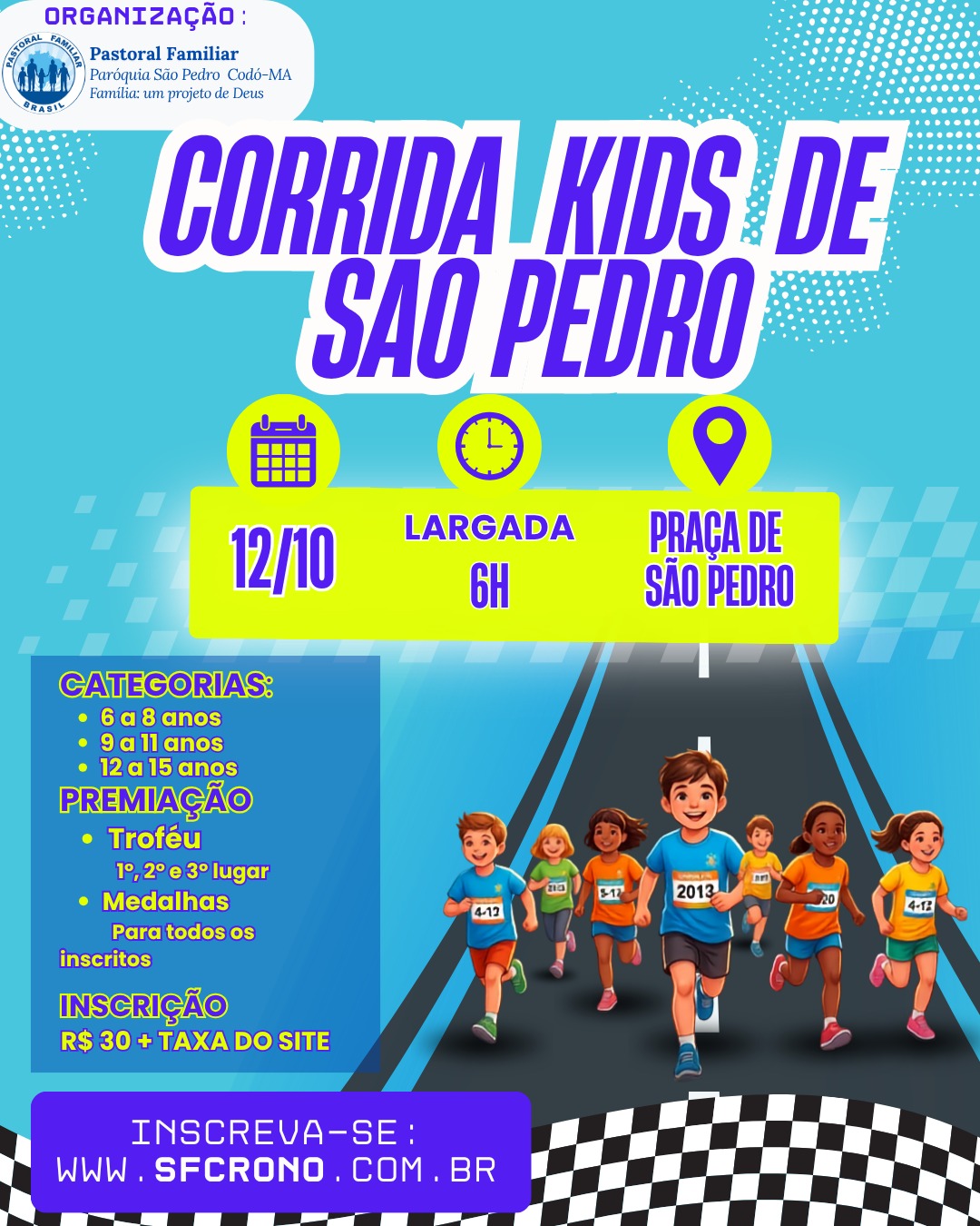 CORRIDA KIDS DE SAO PEDRO - Banner