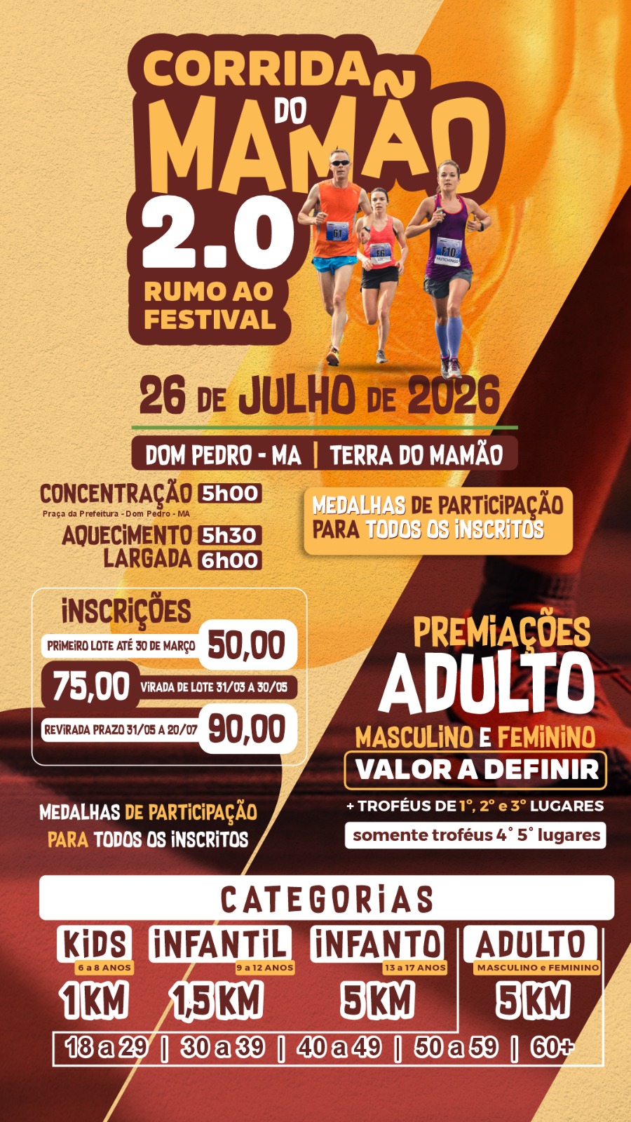 CORRIDA DO MAMAO 2.O - Banner