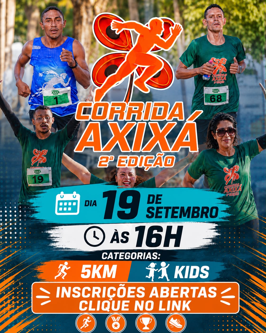  CORRIDA AXIXÁ  2ª EDIÇÃO - Banner