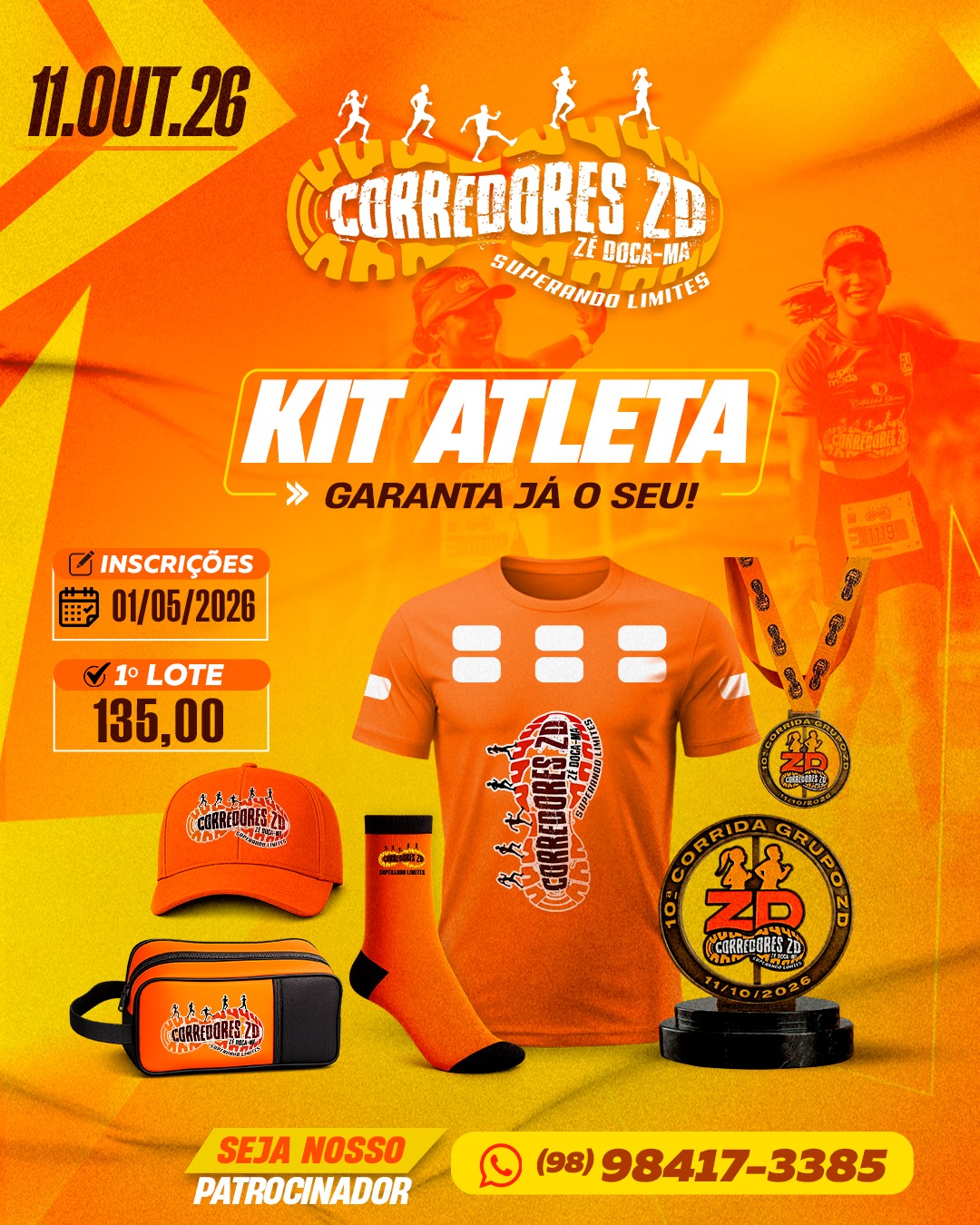 10ª CORRIDA GRUPO ZD - Banner