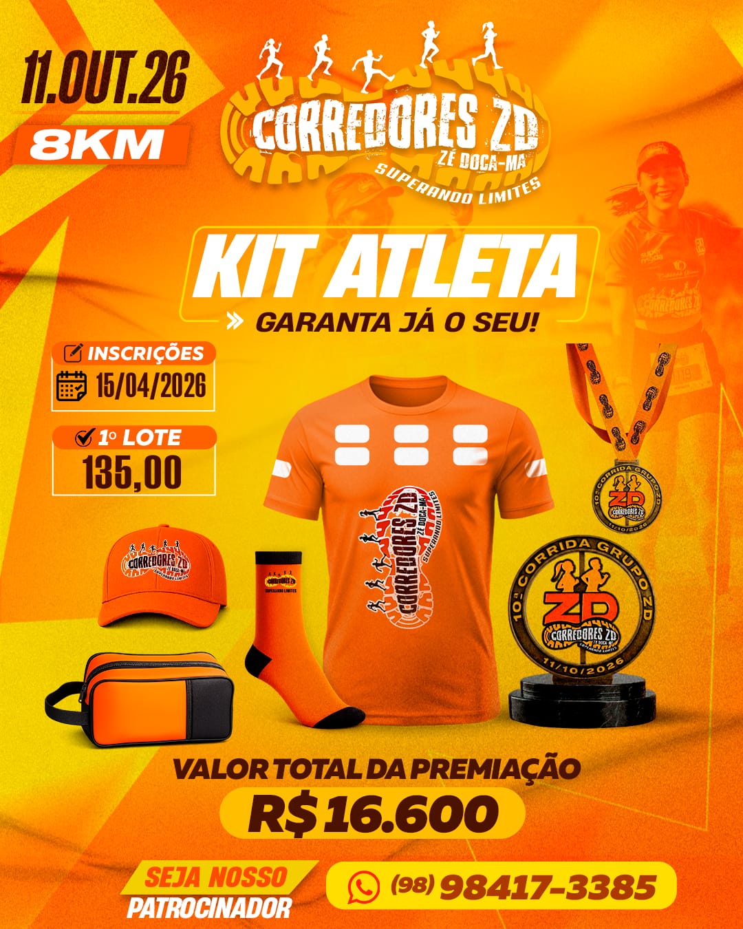 10ª CORRIDA GRUPO ZD - Banner