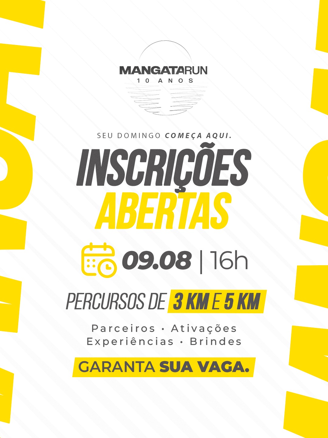 Mangata Run – 10 Anos - Banner