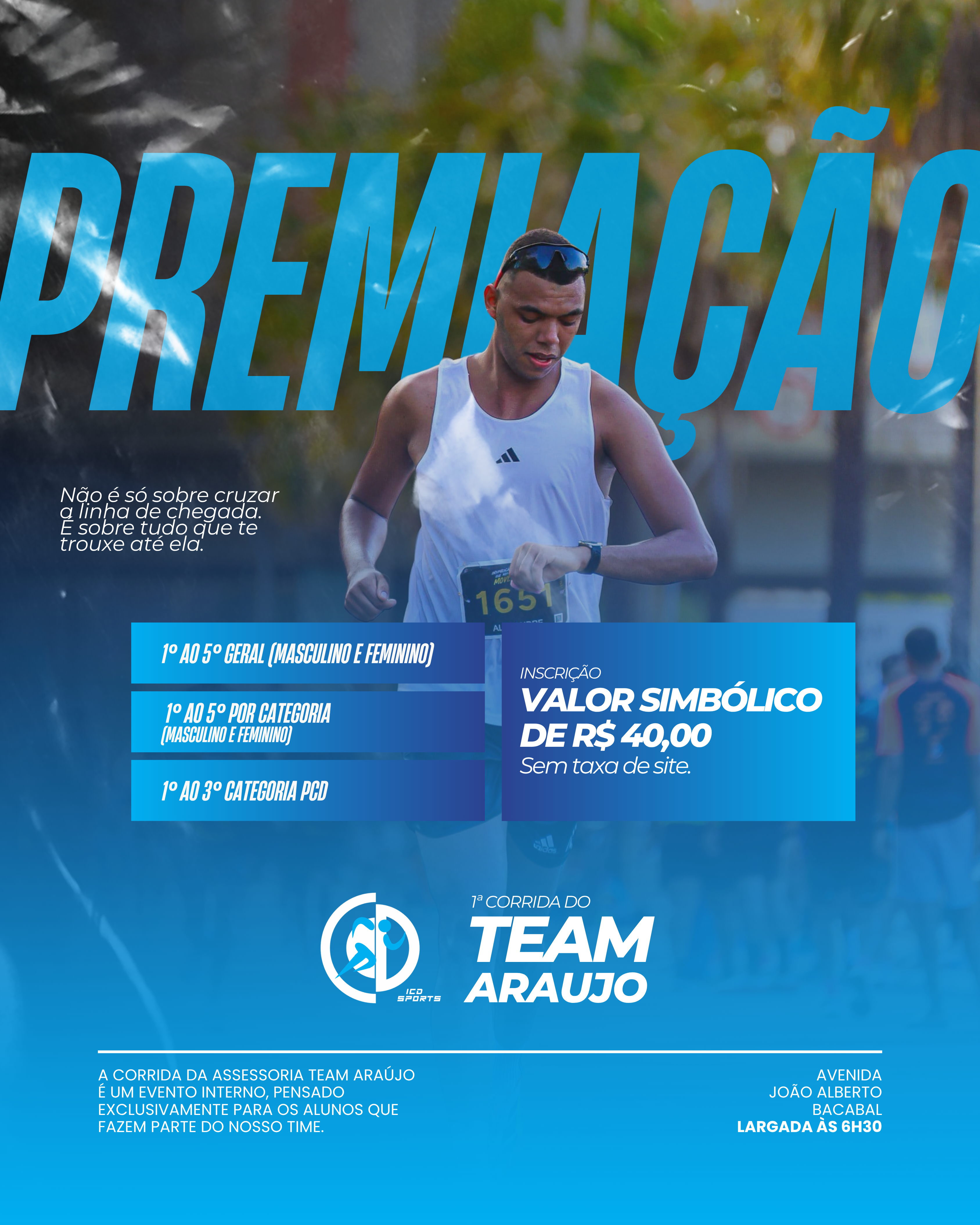1ª CORRIDA ASSESSORIA TEAM ARAÚJO RUNNING CLUB - Banner