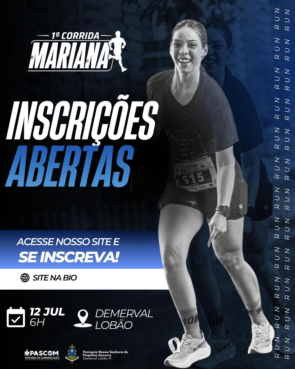 1ª Corrida Mariana - Banner