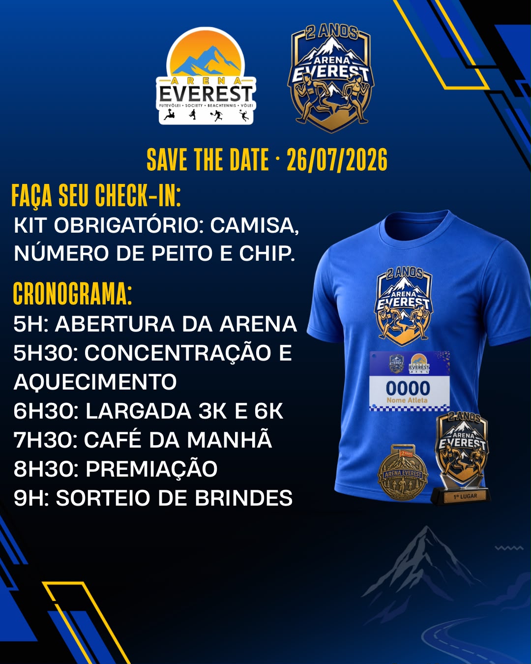 2ª CORRIDA EVEREST - Banner
