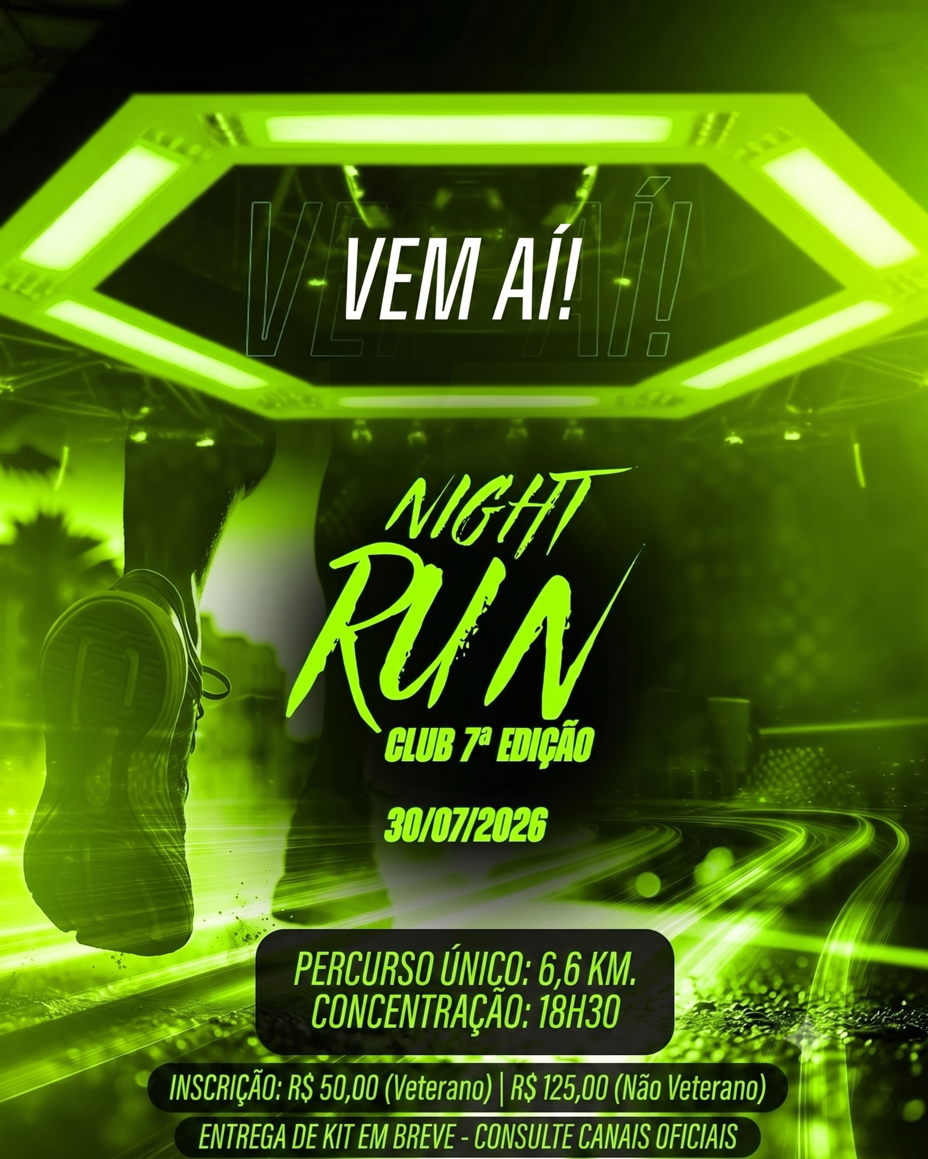Night Run 7° Edição  - Banner