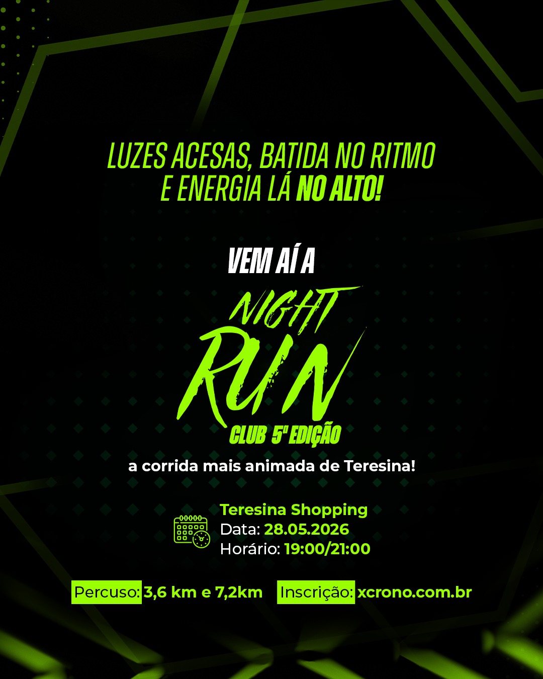 Night Run 5° Edição  - Banner