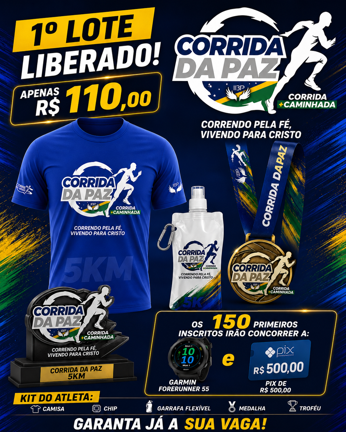 1º CORRIDA DA PAZ - Banner