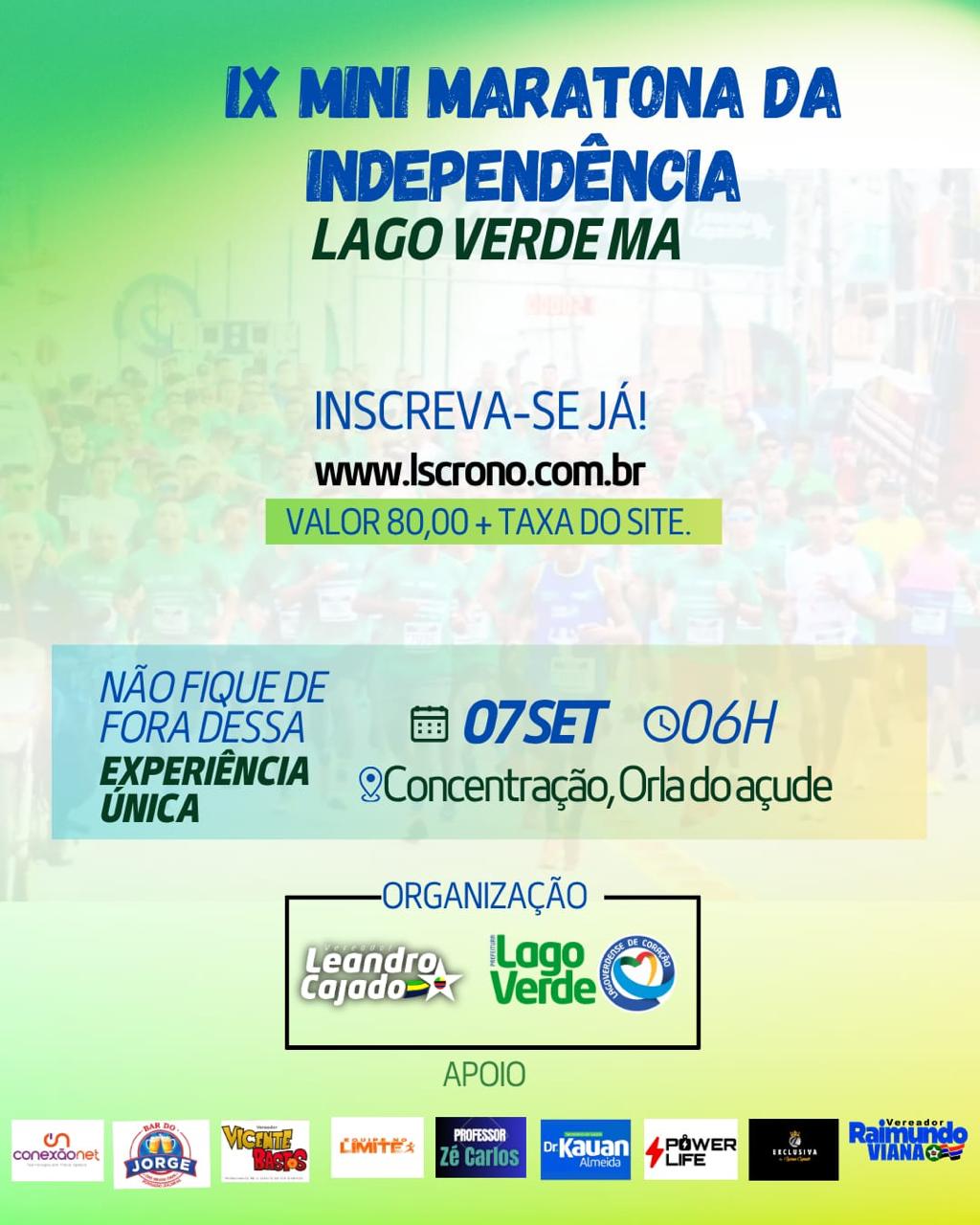 IX MINI MARATONA DA INDEPENDENCIA  - Banner