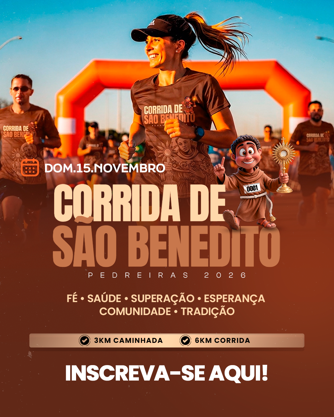 Corrida de São Benedito - Banner