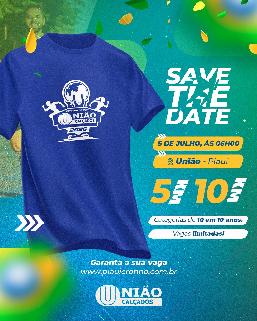 2ª CORRIDA DE RUA UNIÃO CALÇADOS - Banner