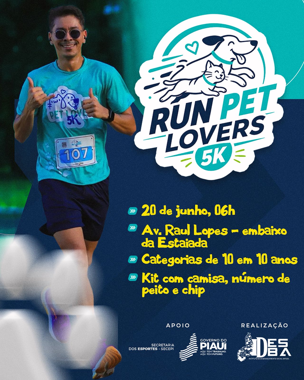 2ª EDIÇÃO RUN PET LOVERS - NOVO - Banner