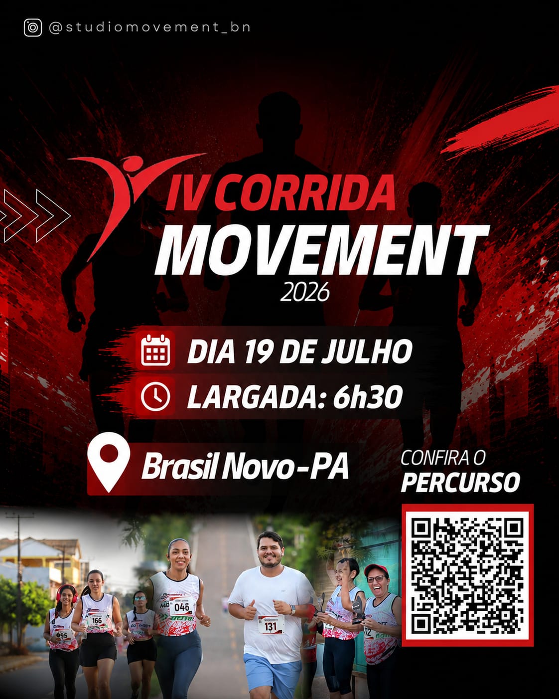 IV CORRIDA MOVEMENT 2026 - Banner